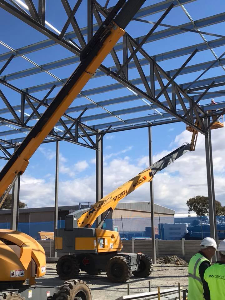 Meredith Roof Plumbing Haulotte Booms