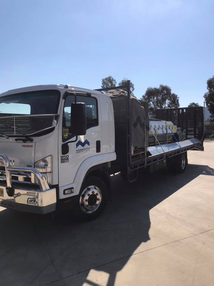 Meredith Roof Plumbing Truck